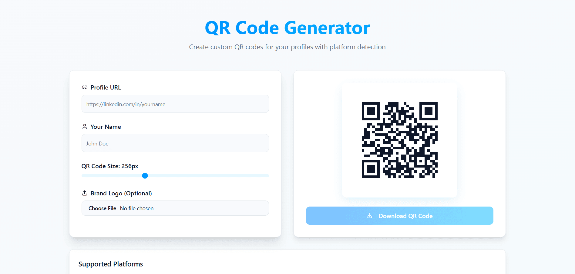 QR Code Generator