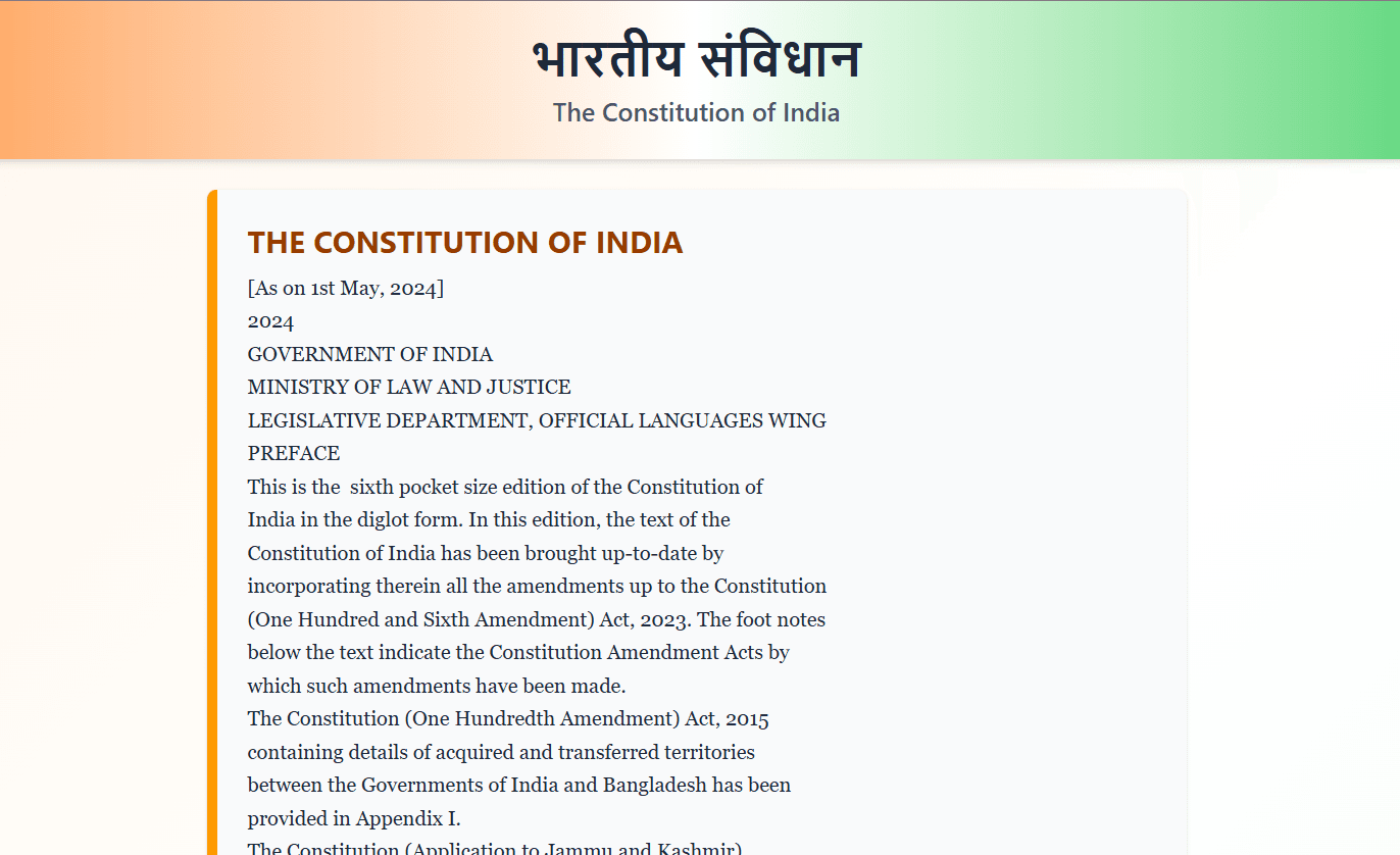 भारतीय संविधान | Constitution of India